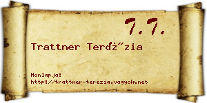 Trattner Terézia névjegykártya
